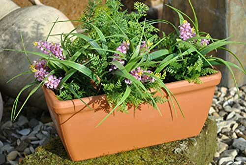 kunert-keramik Pflanzkasten,Blumenkasten,Terracotta,30cm lang