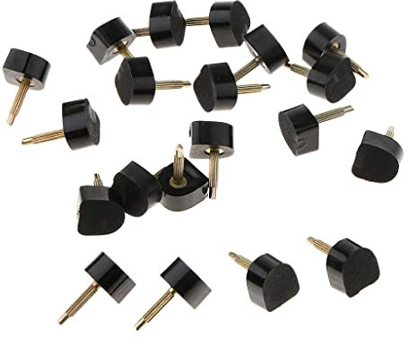 Sharplace 10 Paar Gummi Absatz, Fersenspitzen Stiftabsatz für High, Dünner Nagel, 10mm