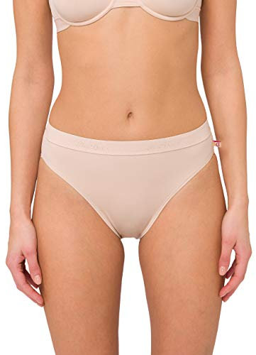 BeeDees Damen Slip Microfun Tai Nude, 36 mit Elastikbund