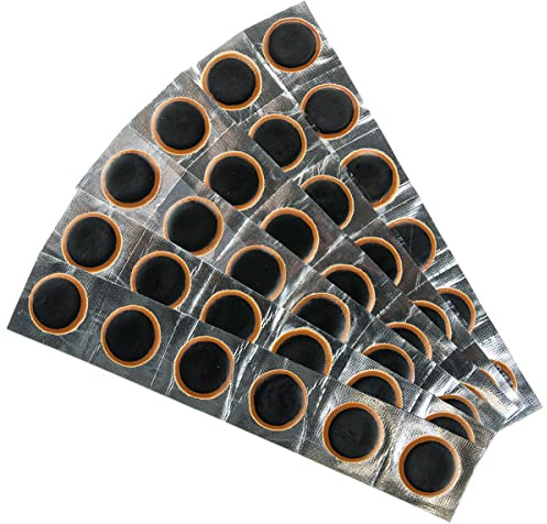 Stix Schlauchflicken Ø30 mm Vulkanisierflicken für Fahrrad und PKW | Ø30 mm, Runde Form, Vulkanisierbar, Für Schlauchreparaturen