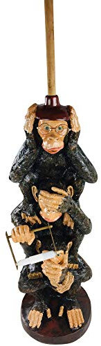 Resin Monkeys Toilet Roll Holder 82cm