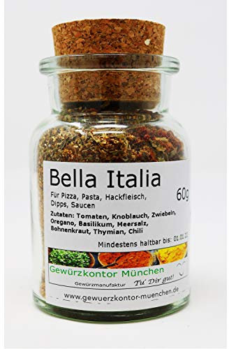 Bella Italia, Pastagewürz 60g im Glas Gewürzkontor München