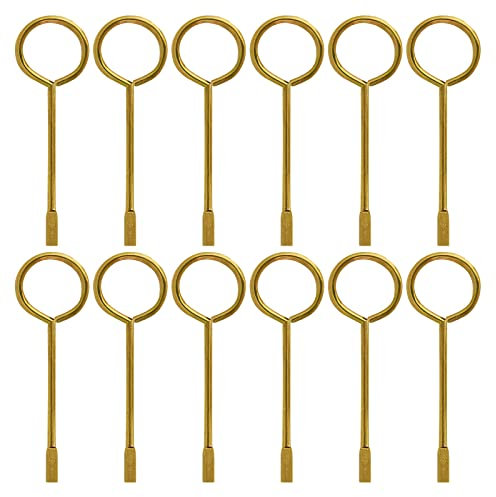 Interior Bedroom Bathroom Door Emergency Key, Key Pin for Interior Privacy Door Lock Compatible -12 Pack