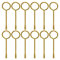 Interior Bedroom Bathroom Door Emergency Key, Key Pin for Interior Privacy Door Lock Compatible -12 Pack