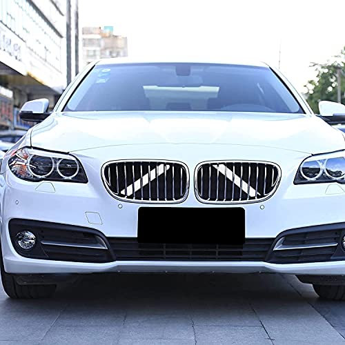 DWVV Kühlergrill Einsatz für BMW F20 F30, frontgrill einsatz für 320i 328i 330i 335i 428i(F20 F30, Weiß)