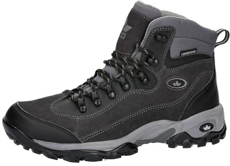 Lico Herren Milan High Traillaufschuh, Anthrazit Grau, 44 EU