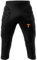 T1TAN 3/4 Torwarthose schwarz- 100% Polyester - Gepolstert an der Hüfte und an den Knien - Optimal für Trainingseinheiten - Größe XL