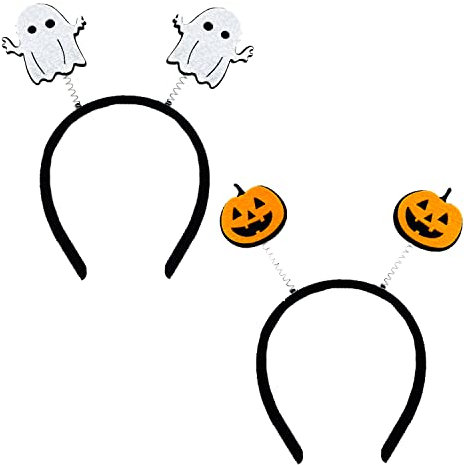 Oblique Unique® Geister Haarreifen Gespenster Haarreif für Fasching Karneval Motto Party Halloween Geist Gespenst Kostüm Accessoires