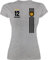 Shirt Damen - 2026 Fussball WM Fanartikel - Deutschland Germany Trikot Style - M - Grau meliert - Deutschland-t-Shirt em Trikots fußball deutsche Funshirts für Frauen Deutschland. Tshirt