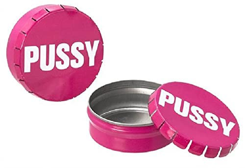 2x Pussy Klick Klack Dose Taschenanschenbecher Reiseaschenbecher Metall Click Tin