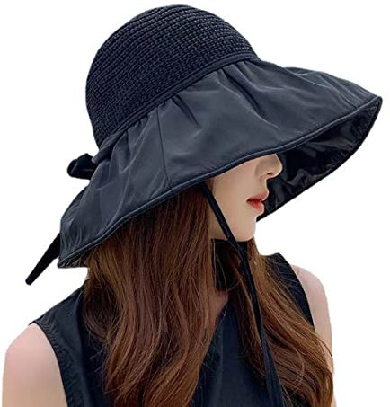 Ecroon Mujer Sombrero de Pescador Gorra Visera-Visor Gorras Deportiva Protección UV Viseras Sombrero de Playa Proteccion Solar Gorro