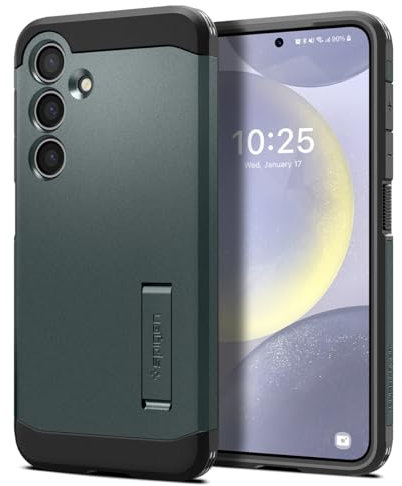 Spigen Tough Armor Hülle Kompatibel mit Samsung Galaxy S24 Plus -Grün