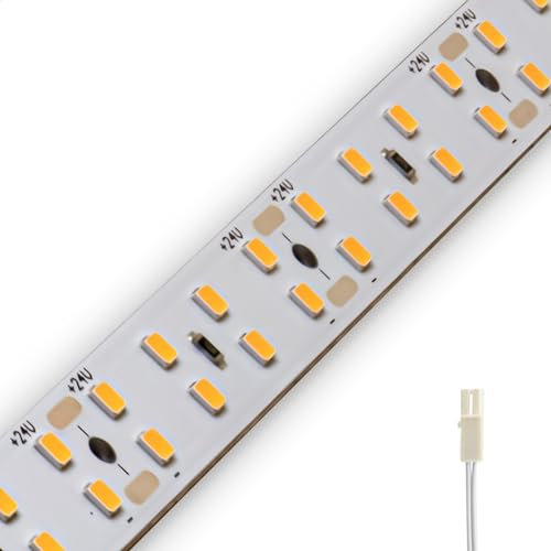 INNOVATE LED Umrüstplatine 115CM warmweiß dimmbar | 19W Umrüstsatz mit Haltemagneten 3150 Lumen 24V | Retrofit Platine für Röhre 120CM | T8 / T5 Leuchtstoffröhre Ersatz 3000K
