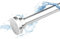 KARAT Tringle à rideau de douche chromée sans perçage de 105 à 180 cm, Barre de rideau en acier inoxyable sans vissage ou collage pour salle de bain, fenêtre, penderie, réglable par rotation