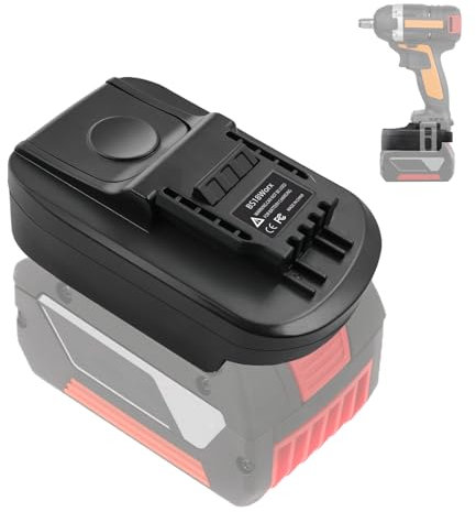 Adapter for Bosch Battery to Worx Tools, for Bosch Professional 18 V System Battery Convert to Worx 20 V WA3553 WA3556 WA3551.1 Battery, Suitable for Worx 20 Volt Drill/Impact Wrench Tool