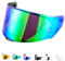 Helmvisier für Assault/Rapid/Stream,Motorradhelm Visier für LS2 FF800/FF353/FF328,Motorrad Windschutz Helm Objektiv Visier Vollgesichts,Helmvisiere Zubehör Ersatz(Chrom Grün)