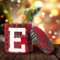 Süßigkeitenglas für Weihnachtsbäume, 26 Buchstaben, Schneeflocke, Weihnachtsbaumspitze, Stern, kleiner Engel, Kralle, Süßigkeitenglas für Urlaub, Hochzeit, Party, Dekoration