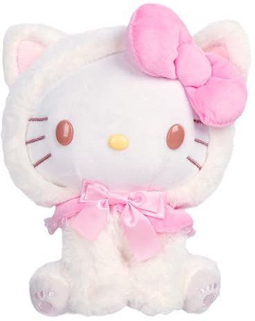 Kit-ty Plüsch Kuscheltier, Cartoon Plüschtiere Kawaii Kuscheltier Puppe Cute Plushies Spielzeug, Gestopft Tierspielzeug