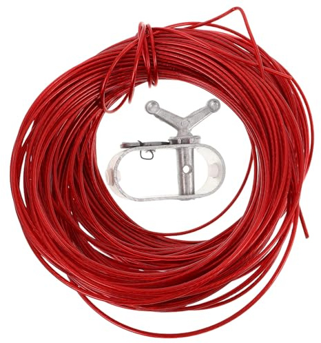 UPKOCH Pool Fastening Kit for above Ground Pools Heavy Duty Cable and Spring Loaded Ratchet Winch for Tie Downs