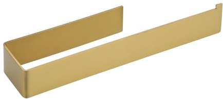 Mooche Handtuchhalter ohne Bohren 25CM 304 Edelstahl Handtuchstange Gold | 304 Edelstahl Handtuchstange zum Kleben für Bad & Küche,Modernes Design,Geeignet für glatte Oberflächen wie Glas, Fliesen