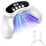 Nagelpilz Lasergerät – Podoclear gegen Nagelpilz verwendet 470 nm blaues Licht und 905 nm Infrarotlicht, faltbares Laser Nagelpilz Behandlungsgerät mit digitaler Anzeige und Zeitfunktion