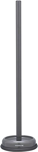 Sealskin Acero Toilet Roll Holder, Stainless Steel, Grey, 13.2 x 13.2 x 52.1 cm