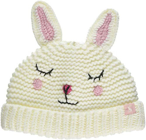 Joules Baby-Mädchen Chummy Hut, Weiß (Bunny), M