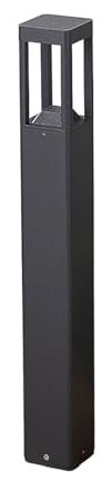 Lucande LED Wegeleuchte/Pollerleuchte 60 cm, Aussenleuchte spritzwassergeschützt IP54 7W Leuchtmittel Außenleuchte