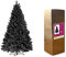 SHATCHI Albero di Natale artificiale lussuoso, 2,4 m, con rami incernierati, 1396 punte a matita con supporto in metallo, decorazioni natalizie per la casa, in PVC, 240 cm