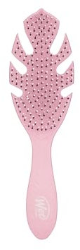 WetBrush Go Green Biodegradable Detangler Hairbrush Soft Intelliflex Bristles Pain Free Brushing All Hair Types Pink