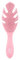 WetBrush Go Green Biodegradable Detangler Hairbrush Soft Intelliflex Bristles Pain Free Brushing All Hair Types Pink