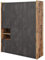 Furniture24 Kleiderschrank Fargo FG01 Schrank Drehtürenschrank 3 Türiger Jugendzimmerschrank mit Kleiderstange und Einlegeboden