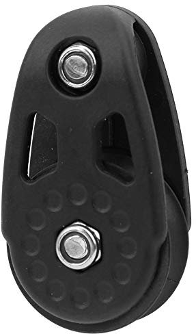 Vbest life Pulley Block Sheave Crane Single Wheel Swivel Pulley Block Loading Plastic Sheave Accessories for Kayak Canoe Marine Trolley