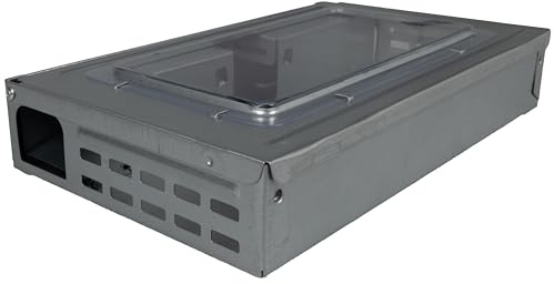 Windhager Mehrfach Maus-Lebendfalle - Mausefalle aus Stahl - Mausefalle lebend, Rattenfalle lebend, Tierfreundlich - Ideal für Speisekammer, Garage und Keller, Mehrfachfalle