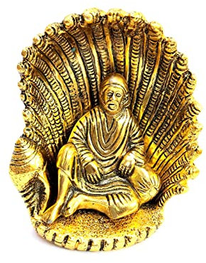 Vimal Nautical Golden Sai Ji Baba Statue, Heimdekoration, Geschenk, Diwali-Dekoration, Diwali-Geschenk