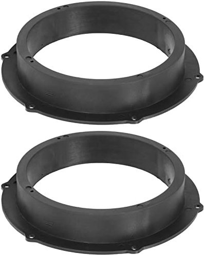FAEG Speaker Adapter Rings, Car Speakers Mounting Bracket Original Standard Dustproof Antiscratch Black for Car Replacement for Superb Front Door