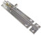 Vibe 25mm Barrel Bolt Straight 75mm x 25mm on Satin Chrome, Surface Mounted Door Bolt, Sliding Door Lock, Lock Bolts for Securing Internal Doors for Bedrooms, Bathrooms, Storage Units and Cupboards