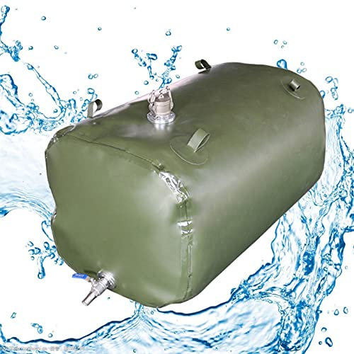 VIZET Wassersack Beutel Wasserbehälter Träger Wasserblasentanks Trinkbar, Notfall Groß Wasserspeicher Bladder/Tragetasche, Für Dürreresistente Und Brandbekämpfung, Größe Anpassbar