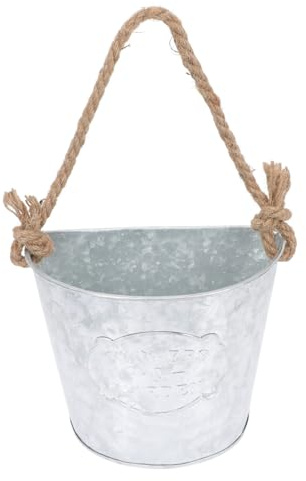 YARNOW Contenitore da Muro in Ferro Finitura Vintage per Piante Interne Decorazione Casa a Muro