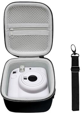 XANAD Case for Fujifilm Instax Mini 12 Mini 11 Mini 9 Instant Camera (Clay White)