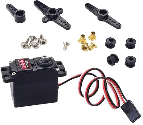 Toyvian 3kg Simulierte -zähne Servomotor Für Rc Autos Kompatibel Mit Hpi Hsp Kyosho Team Df Fs Racing Ersatzteile Für Diy Modellbau Und Spielzeugzubehör