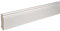 Kosche | Sockelleiste | Massivholz | 19 x 96 x 2400 mm | Weiß | Fußleiste | Berliner Profil | Hochwertig | Robust | 2.4 Meter