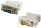 HOBBYTECH Adaptateur Blanc vidéo DVI mâle vers VGA Femelle 15 Broches
