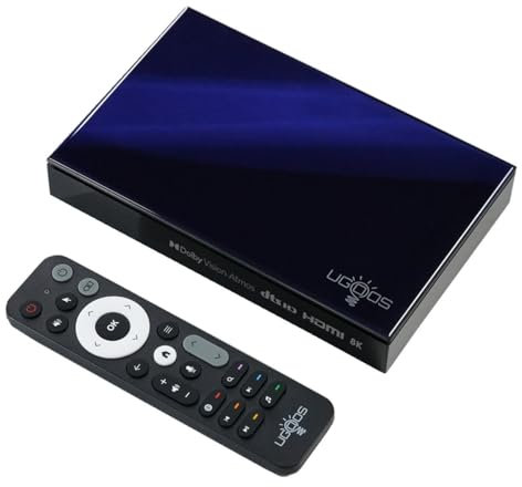 Ugoos SK1 8K Ultra HD TV Box Amlogic S928X-K Android 11.0 LPDDR4 8GB RAM 128GB WiFi6 1000M BT5.2 USB3.0 Support AV1 H.265 8K 60fps VP9 HDR Box