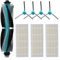8 Piezas de Repuesto Accesorios para Conga 1290 1390 1490Y 1590 Aspiradoras Robot, Incluyen 1 Cepillo de Rodillo Principal, 3 Filtros, 4 Cepillos Laterales