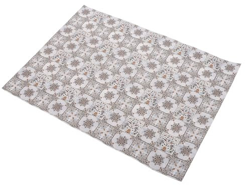 ERINGOGO Exquisite Detaillierung Miniatur Puppenhaus Bodenbelag Rechteckige Fliesen 30x41cm Ob11 Puppenhaus Dielen Zubehör