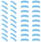 36 StüCk Tape Extensions Kleber Selbstklebend Tape Kleber Extensions Unsichtbar Zuschneidbar Tapes Klebestreifen Extensions füR SpitzenperüCken, Blau