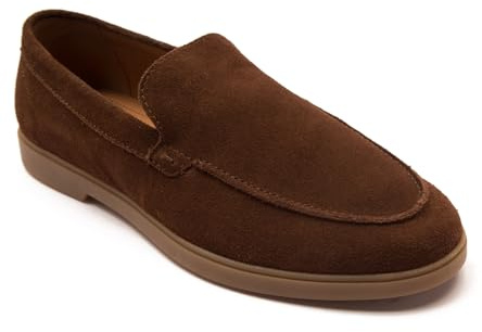 Thomas Crick 'Fenway' Men's Suede Leather Slip-on Casual Loafer Shoes