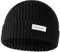 Höhenhorn Nordföhn Knitted Beanie Merinowolle Strickmütze Schwarz
