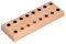 AKLOSIPY Support de Support de Pinces – Présentoir en Bois de Pin avec 6 Trous pour Outils, Tournevis et Rangement de Pinces – Support en Bois pour une Organisation Efficace
